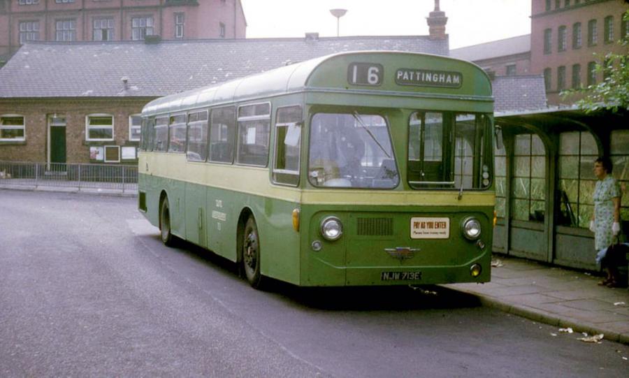  AEC Swift MP2R Strachans (B54D) 1967 года  (UK) (фото 1 из 1)